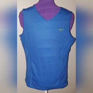 Women's Nike Fit Dry Blue Sleeveless Top Sz M